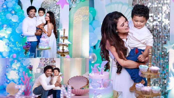 செல்லமகனின் பிறந்தநாளை பிரம்மாண்டமாக கொண்டாடிய ஃபரினா ஆசாத்..!!!வைரலாகும் பிறந்தநாள் புகைப்படங்கள்..!!!