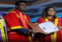 அப்ப, 2 மணி நேரம் மட்டுமே துாக்கம். சத்தியபாமா பல்கலைக்கழகத்தில் டாக்டர் பட்டம் பெற்ற இயக்குனர் அட்லீ பேச்சு